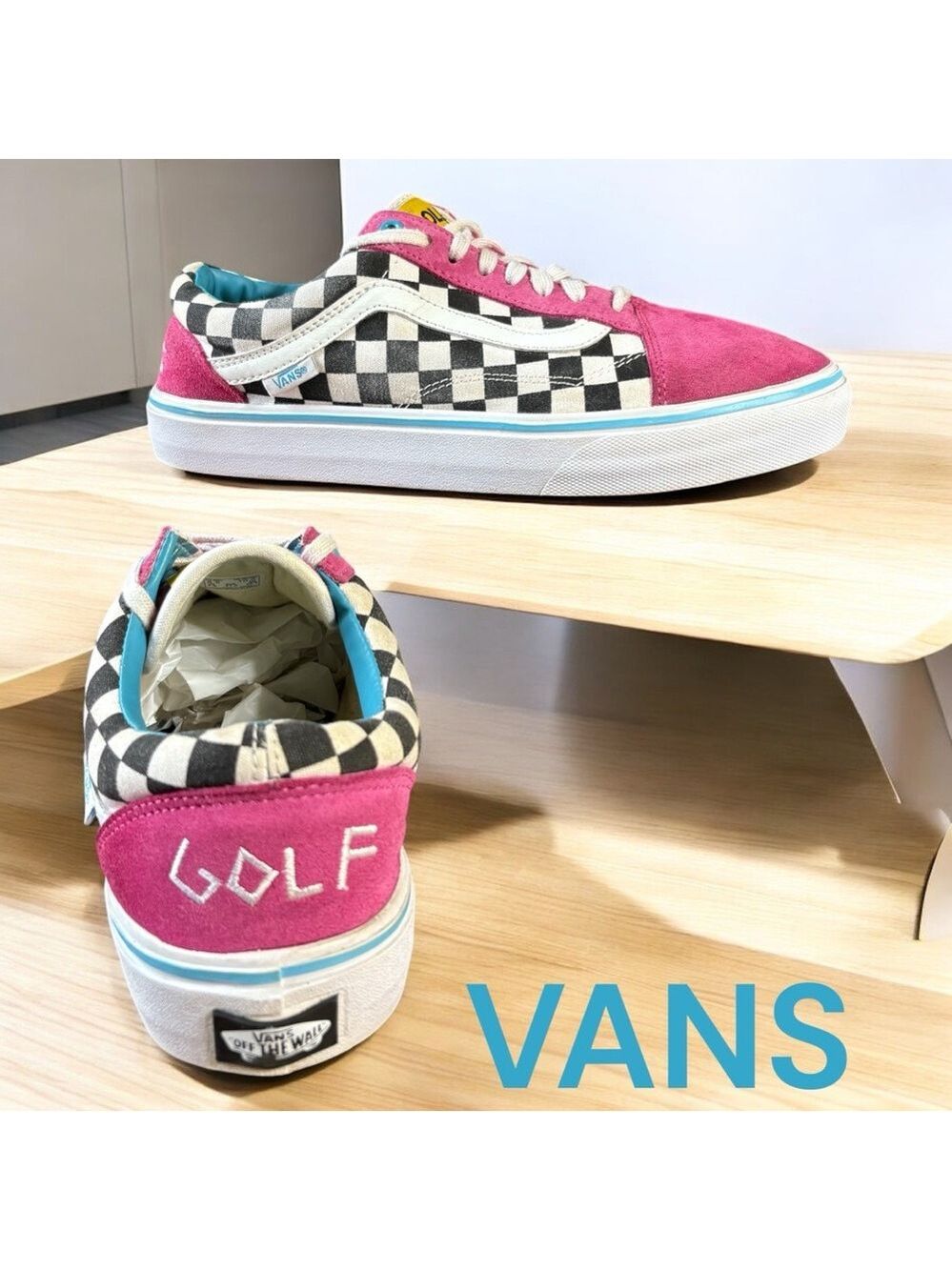 VANS-Tyler, the creator GOLF WANG sneakers. Unisex Men’s 8.5/women’s 10. EUC!